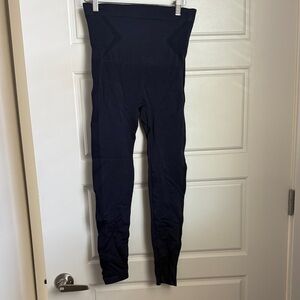High-Waisted Navy Leggings